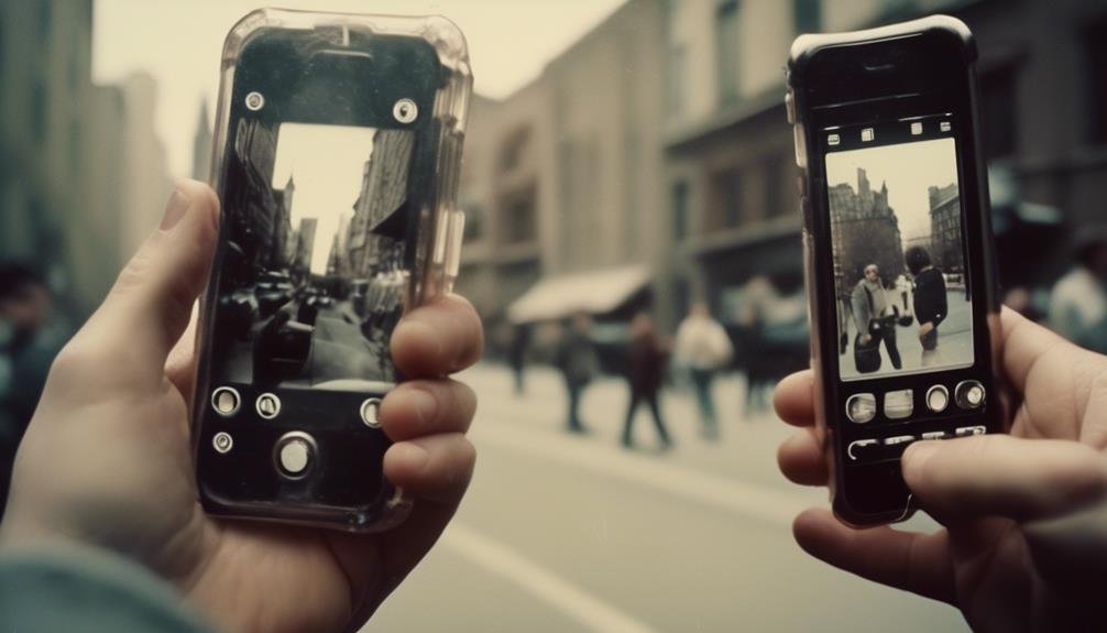 camera settings through mobile apps