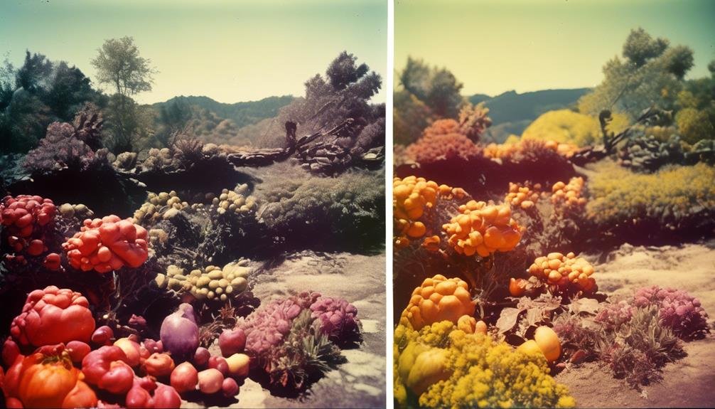 enhanced vibrant hues