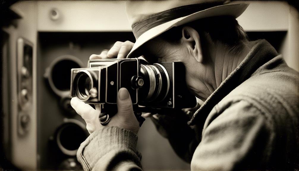 fasten the electronic viewfinder