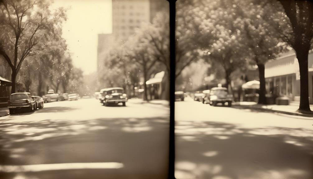 photographic technique for blurring