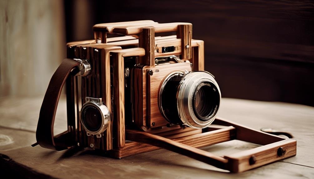 sturdy wooden camera cage